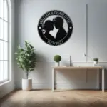 Personalized Couple Metal Art Sign